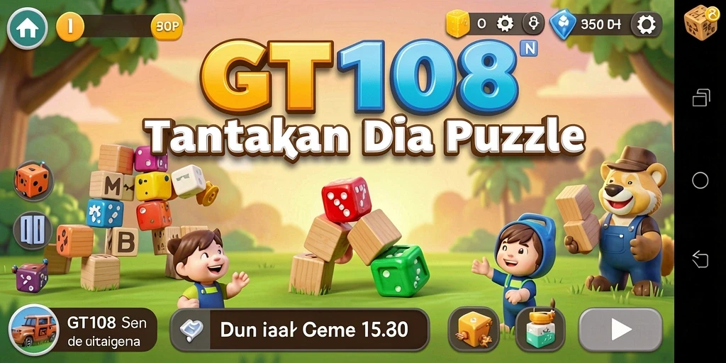 Screenshot GT108 menampilkan gameplay menantang yang menarik.