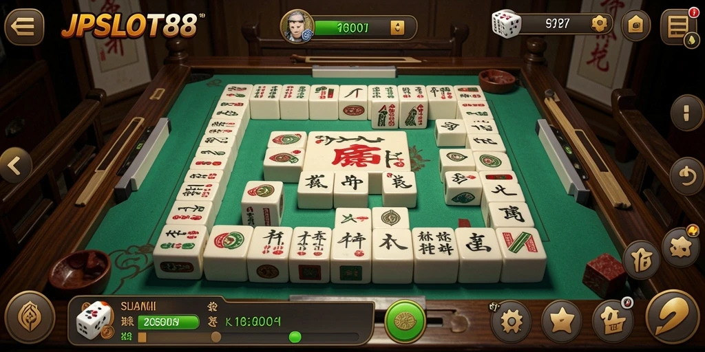 Gameplay JPSLOT88 yang memukau dan menarik dalam permainan Mahjong.