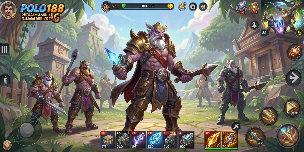 Tampilan gameplay seru dari POLO188 di dunia RPG.