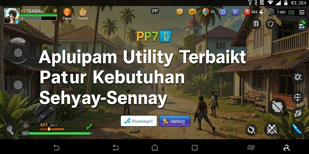 Screenshot PP7 menampilkan antarmuka aplikasi Utility yang menarik dan fungsional.