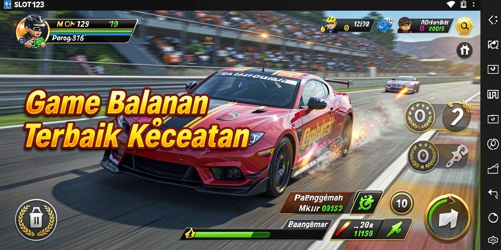 Tampilan seru dari gameplay SLOT123 yang penuh adrenalin.